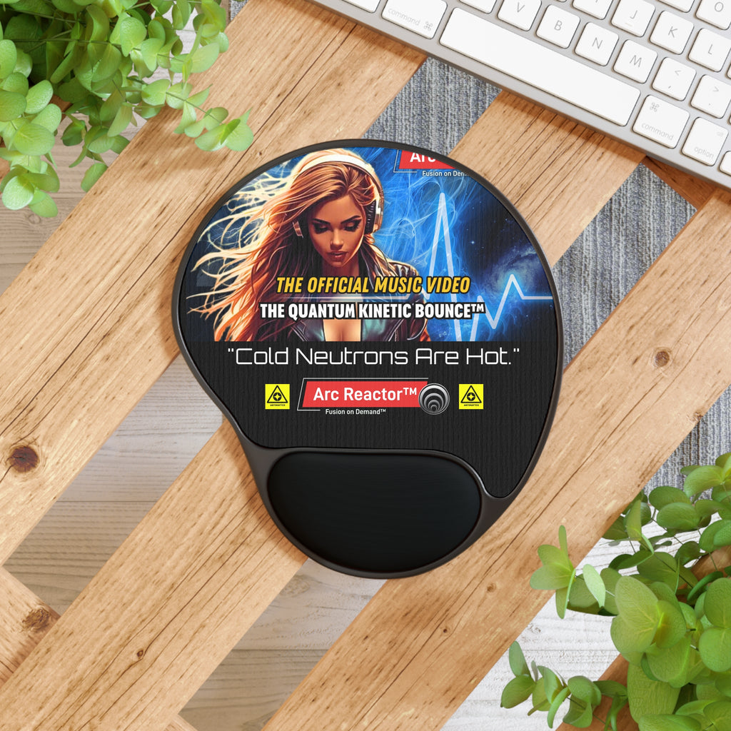 Antimatter - Arc Reactor™ 'Cold Neutrons Are Hot' Gel Wrist Mouse Pad — Official Music Video Design
