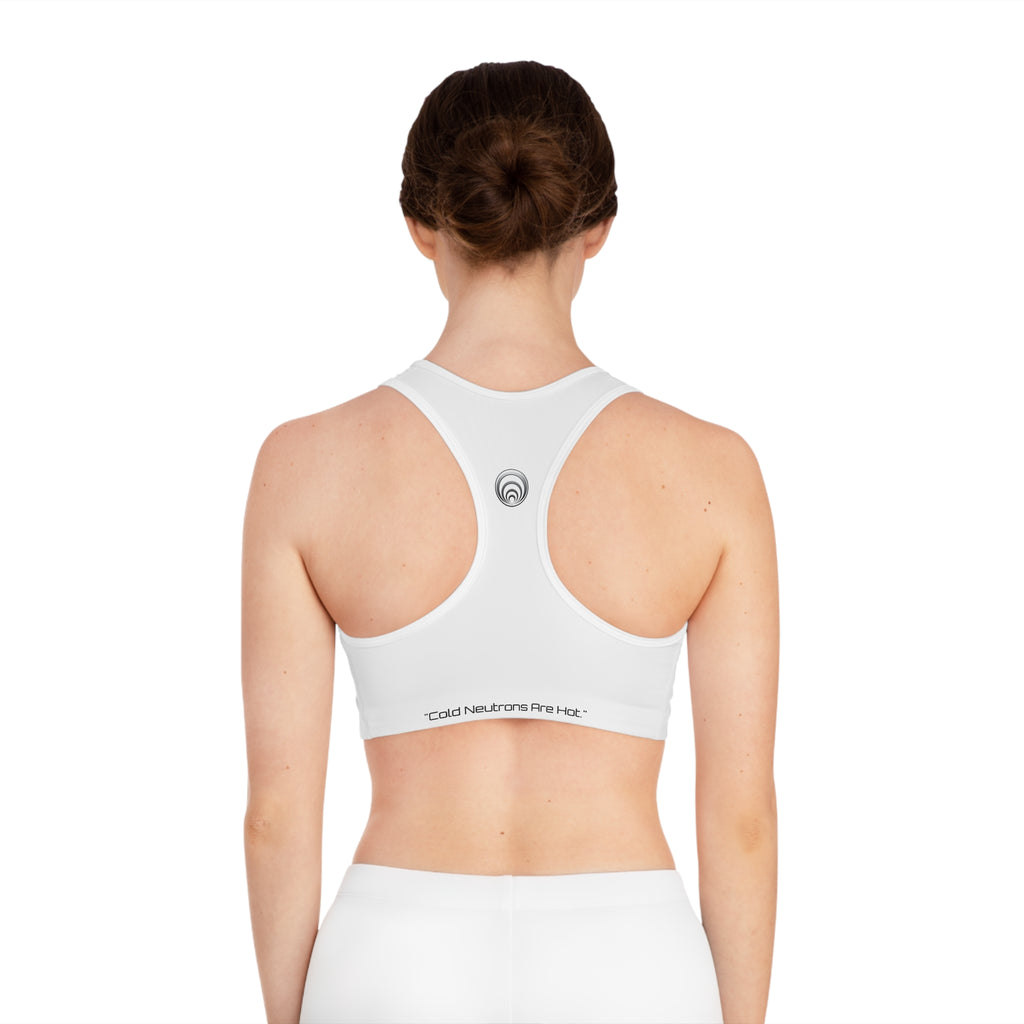 Quantum Kinetics Sports Bra — 'Cold Neutrons Are Hot™' Athletic Crop