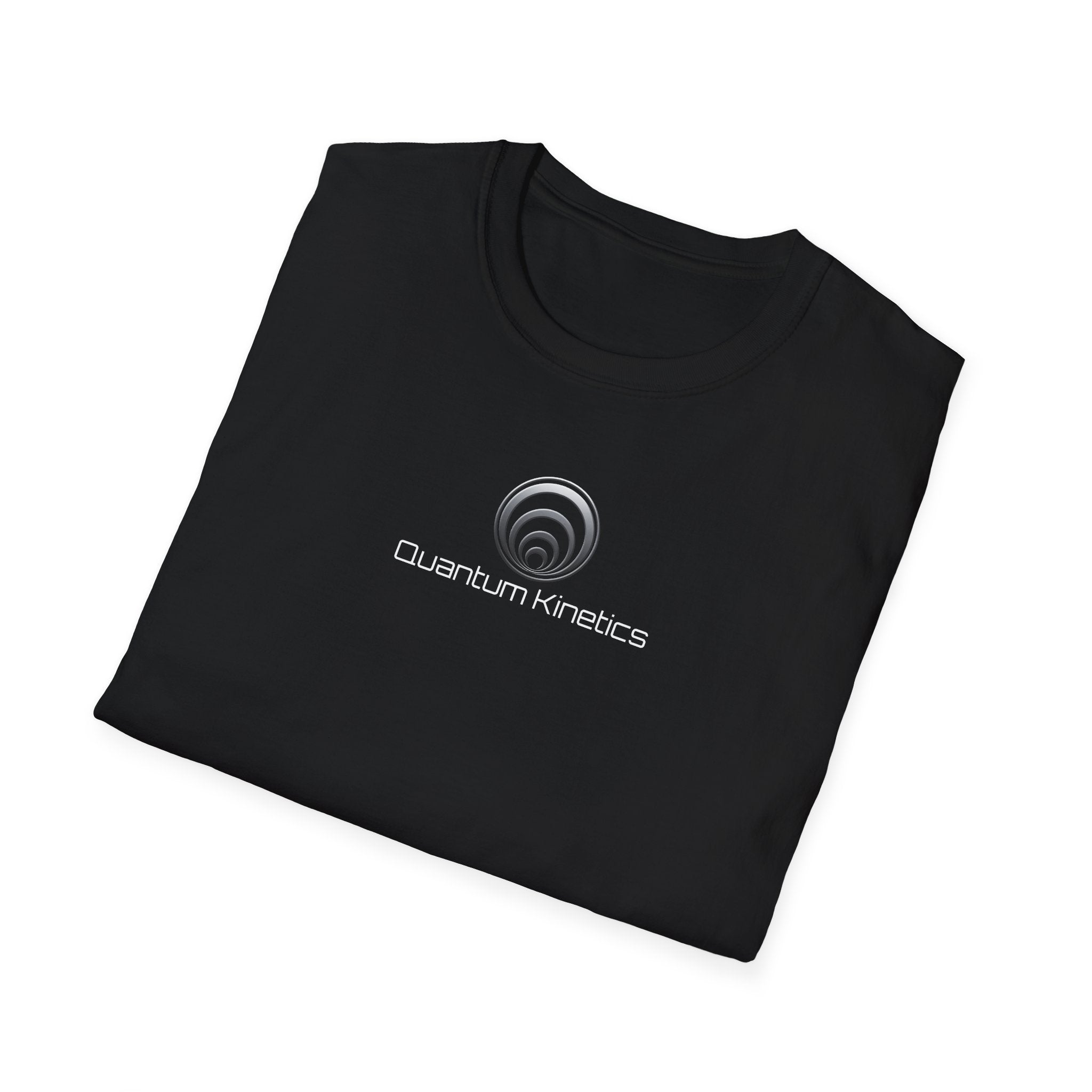 "Particle Oscillations As An Energy Generator."™Quantum Kinetics T-Shirt — 'Arc Reactor™' Tech Logo Tee