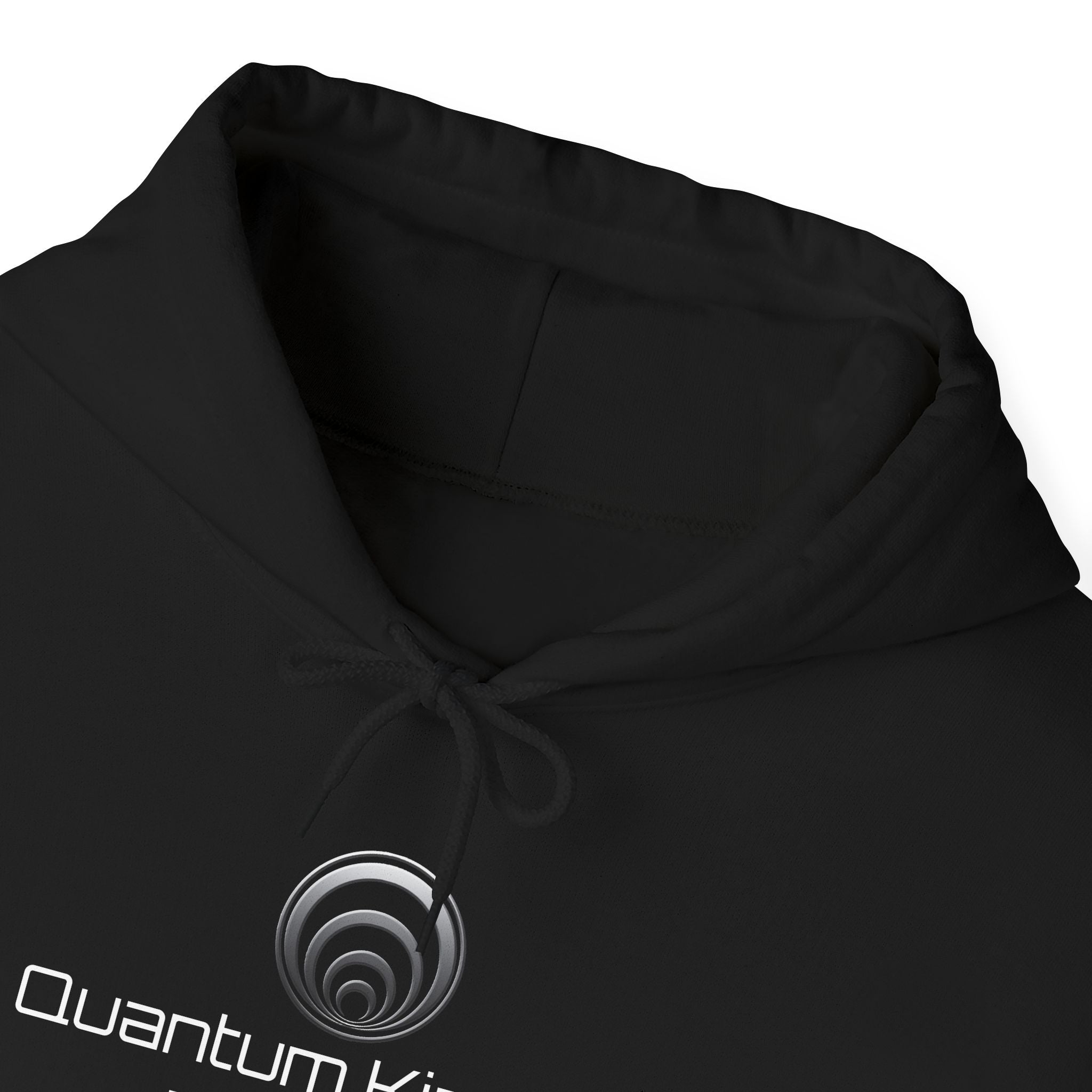 Quantum Kinetics Hoodie – “First to Fusion™” Logo & “Cold Neutrons Are Hot.” Science Pullover