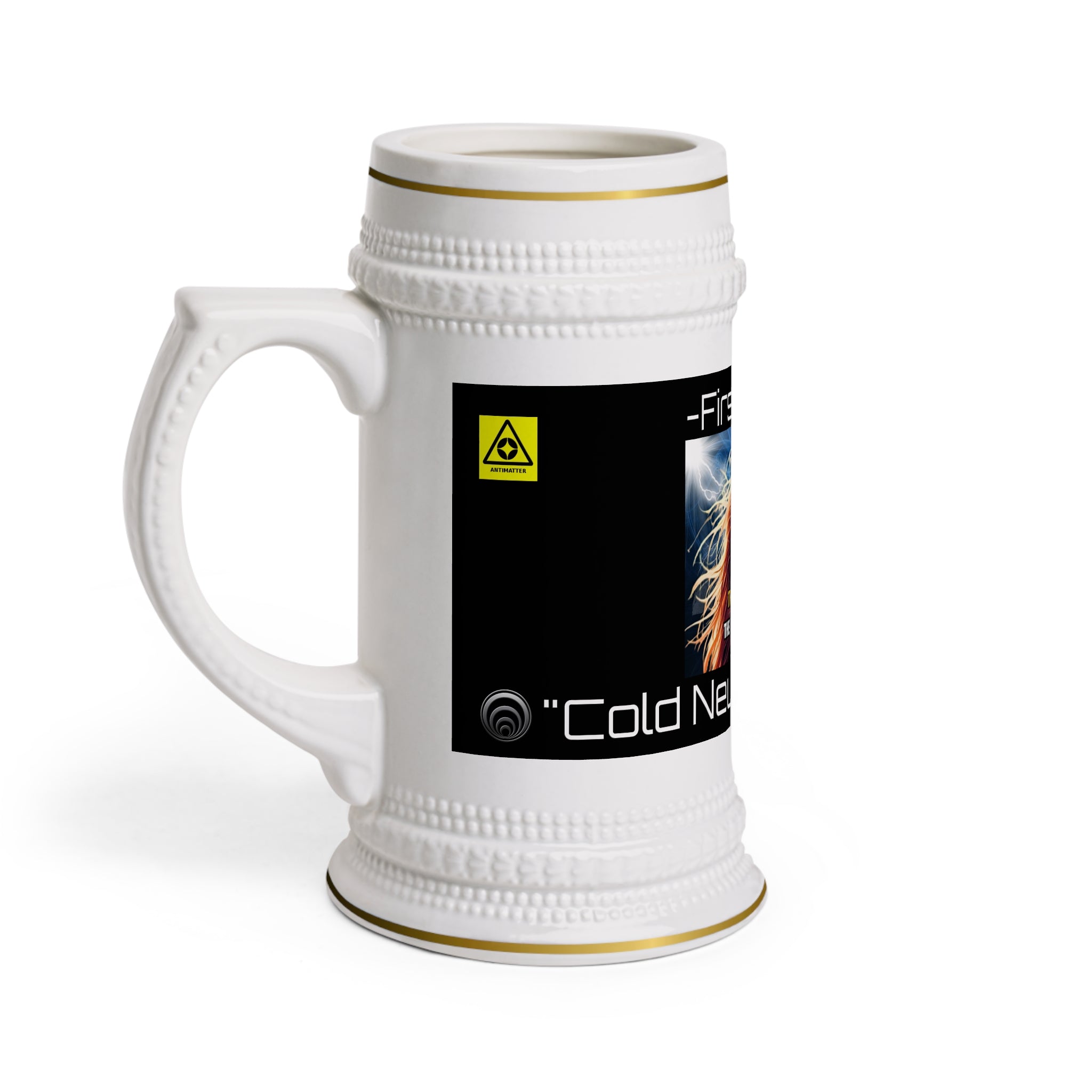 First to Fusion™ Beer Stein — "Cold Neutrons Are Hot™" Music Video Tribute Mug