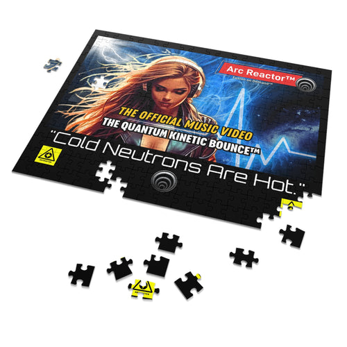 Antimatter - Arc Reactor™ - 'Cold Neutrons Are Hot' 500-Piece Jigsaw Puzzle with Tin
