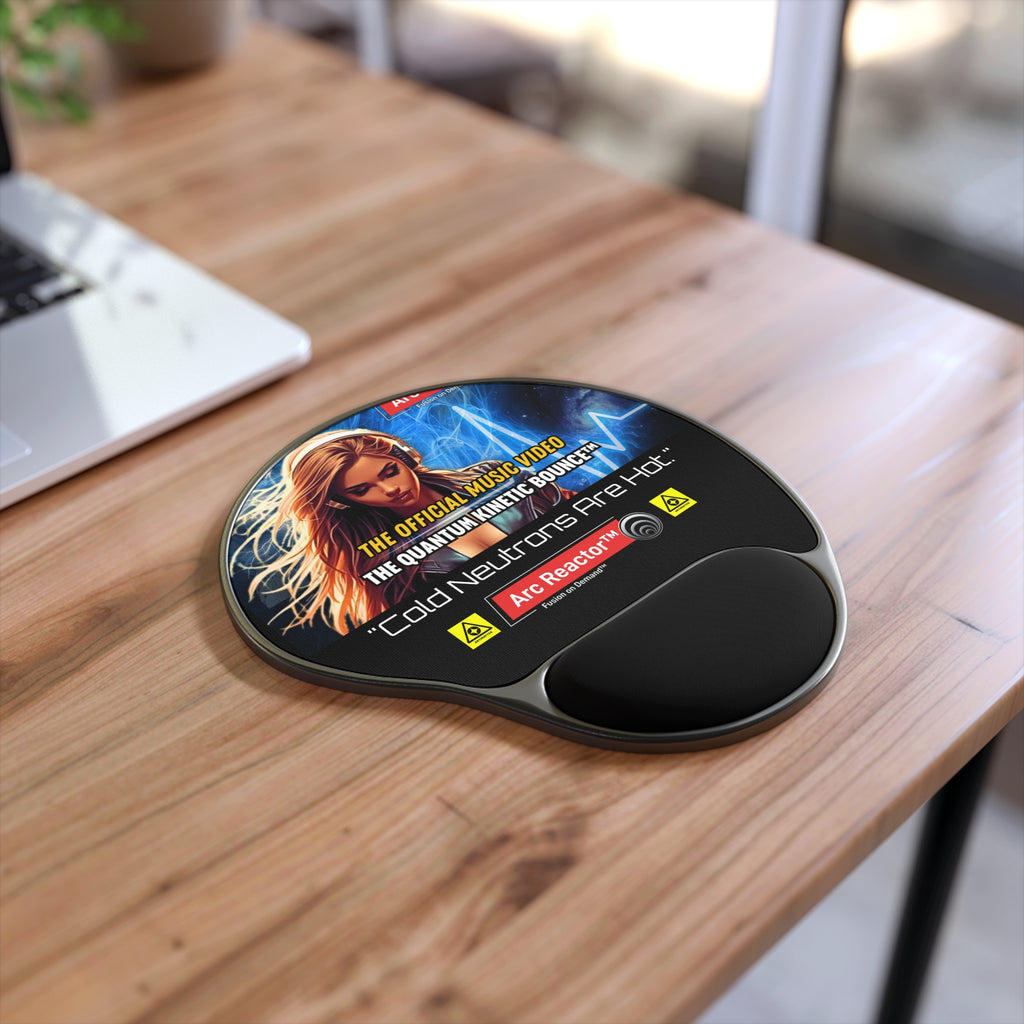 Antimatter - Arc Reactor™ 'Cold Neutrons Are Hot' Gel Wrist Mouse Pad — Official Music Video Design