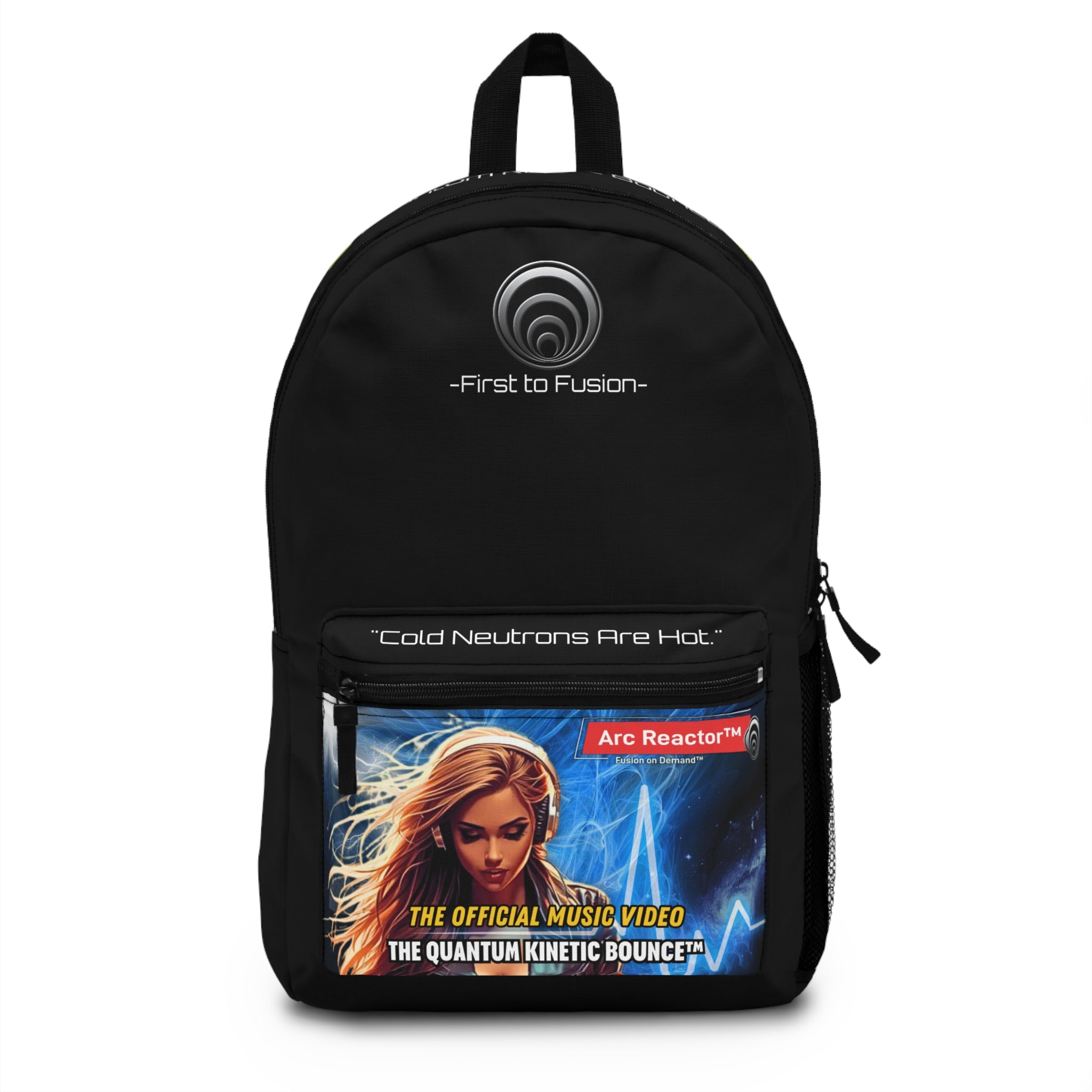 Quantum Kinetic Fusion™ Backpack — "First to Fusion™" Arc Reactor Music-Video Design