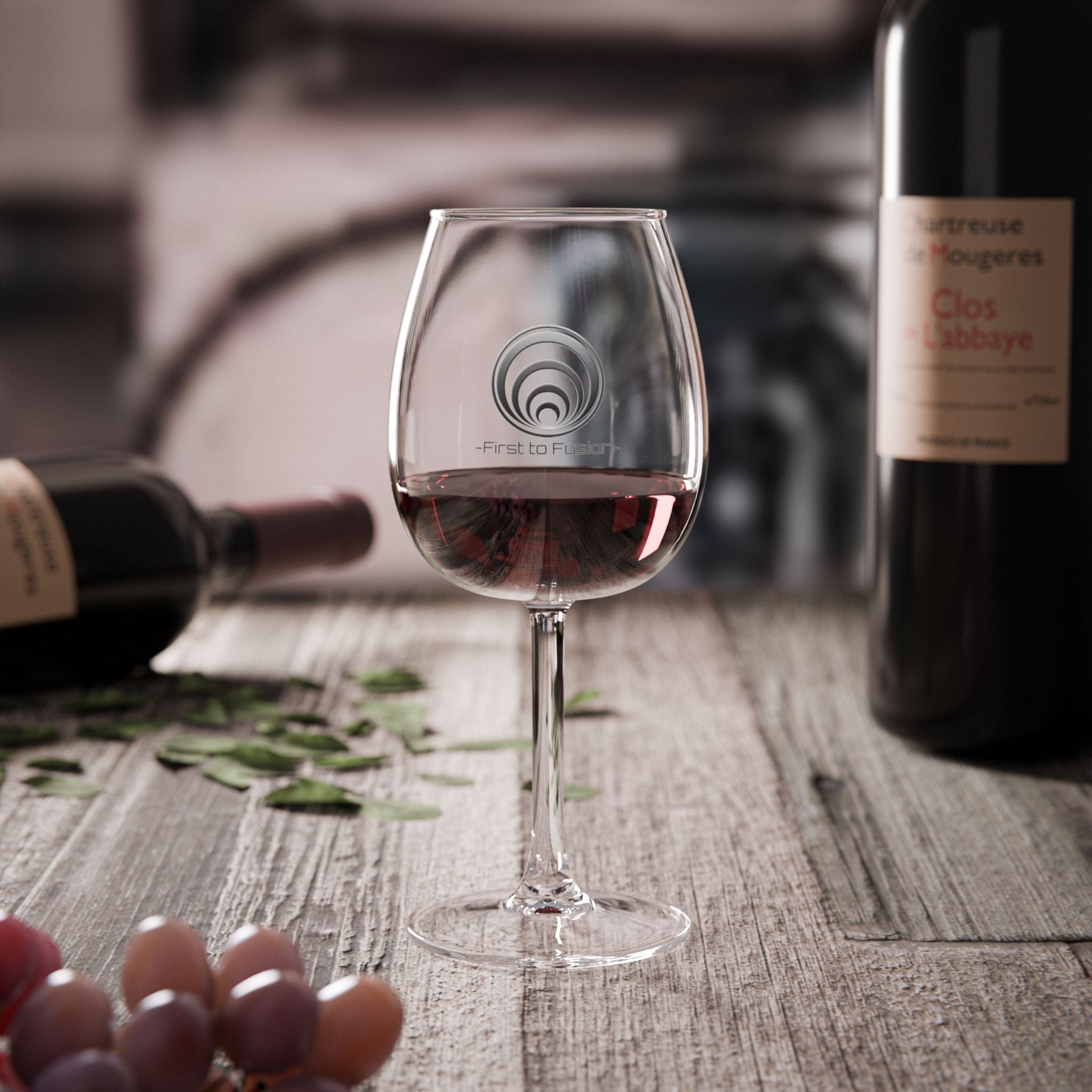 First to Fusion™ - 12oz Stemmed Wine Glass — Elegant Clear Red & White Glassware