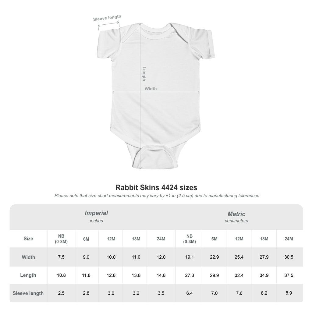 Quantum Hero - Infant Bodysuit — 'Arc Reactor™' Retro Tech Logo Baby Onesie