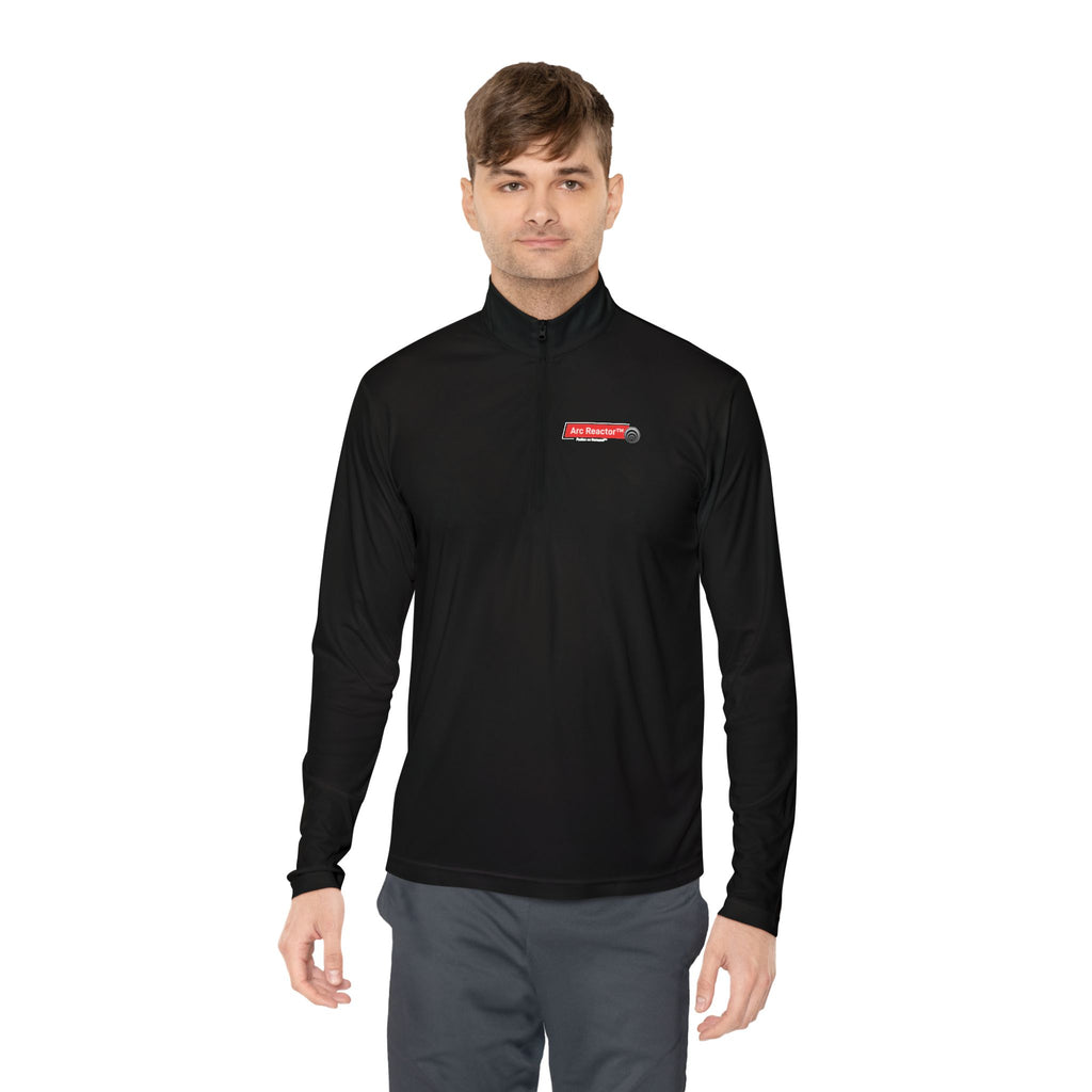 Quarter-Zip Pullover — Quantum Kinetic Bounce™ - Black