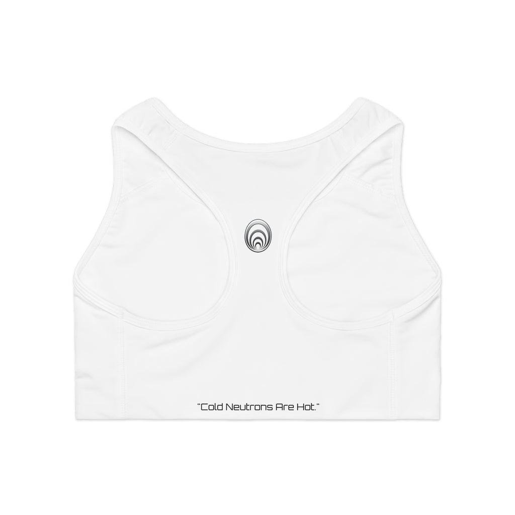 Quantum Kinetics Sports Bra — 'Cold Neutrons Are Hot™' Athletic Crop