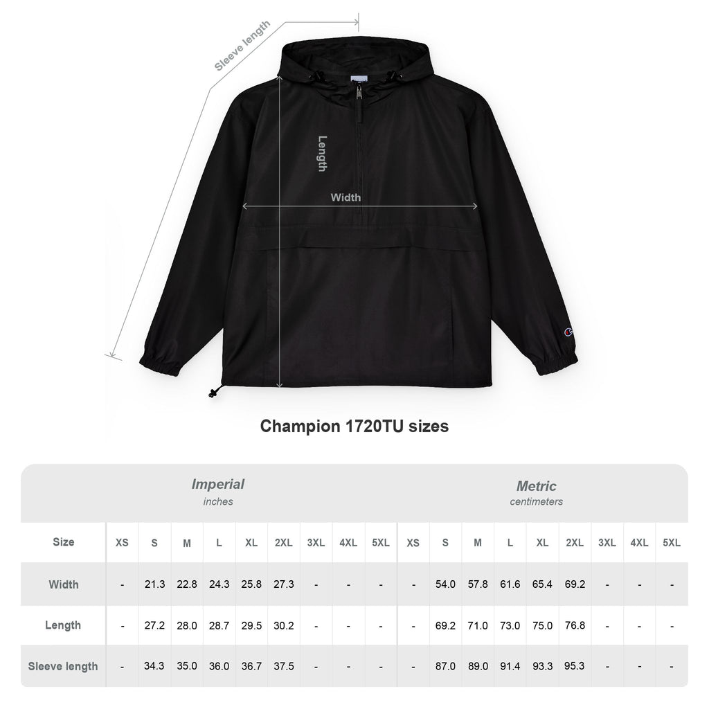First to Fusion™ - Packable Anorak Jacket — Minimal Paw Print Windbreaker