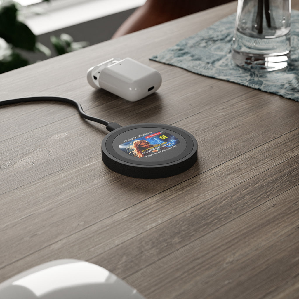 Wireless Charging Pad — 'First to Fusion™' Album Art Design