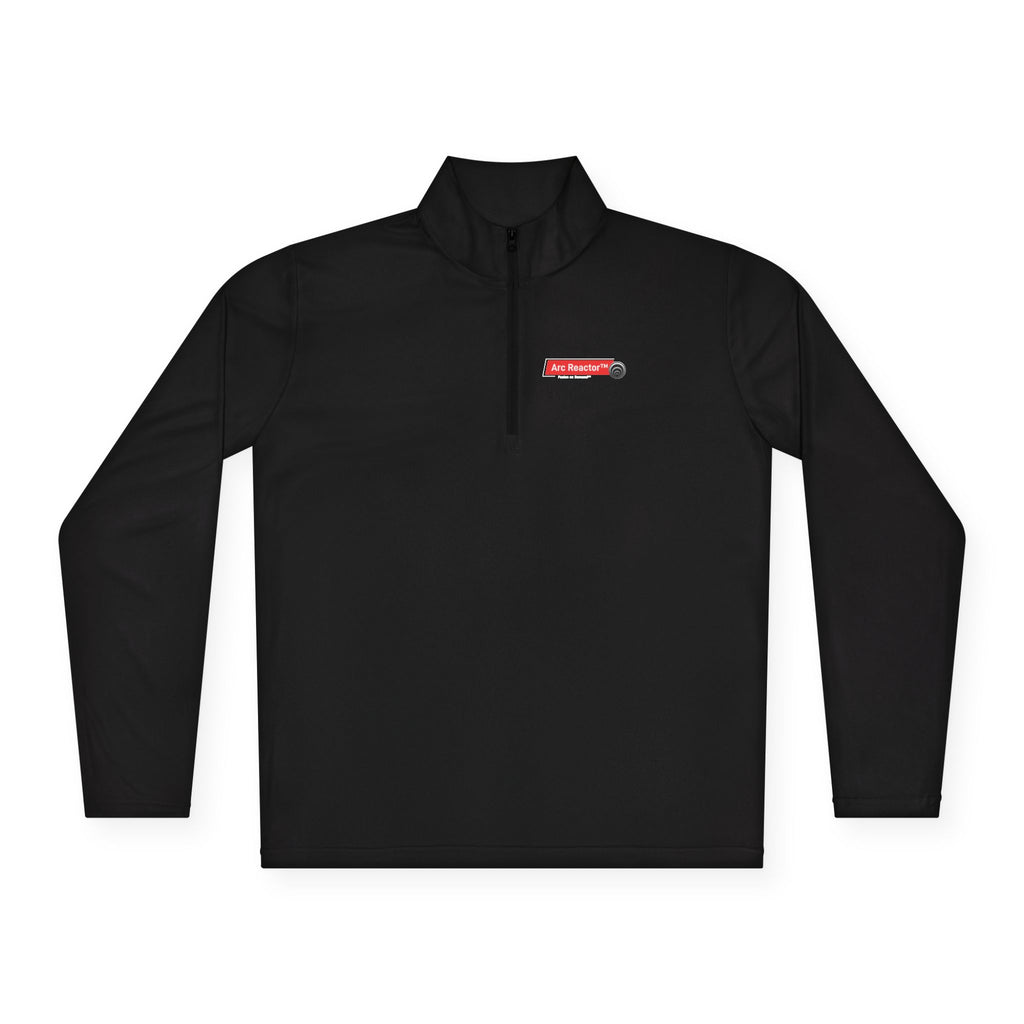 Quarter-Zip Pullover — Quantum Kinetic Bounce™ - Black