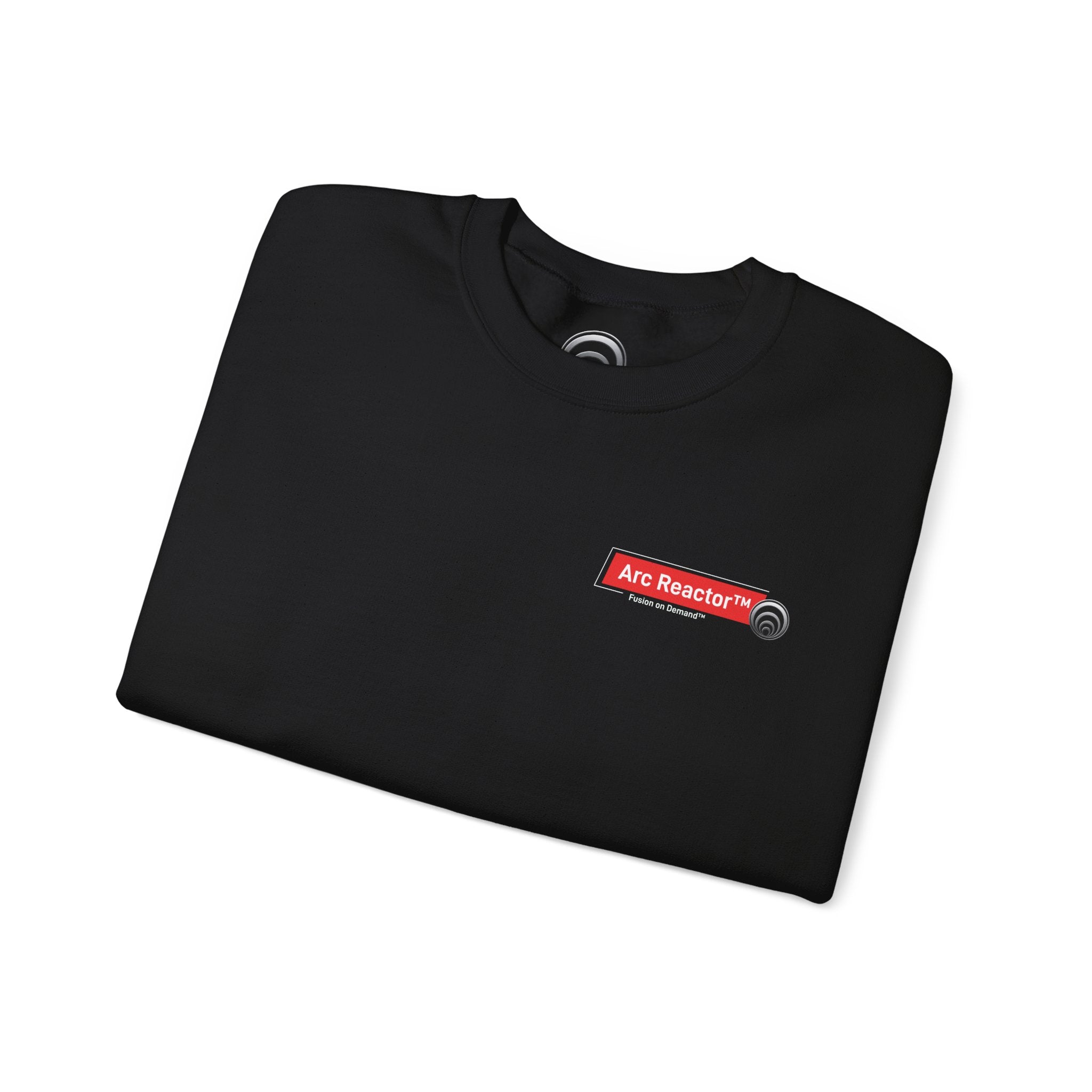 Fusion Reactor Crewneck Sweatshirt — "First to Fusion" Science Graphic