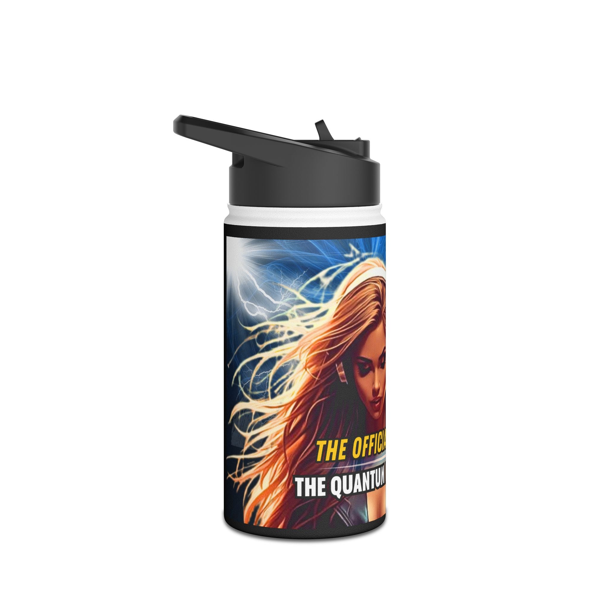 Quantum Bounce Music Video Stainless Steel Water Bottle — "Quantum Kinetic Bounce" Design