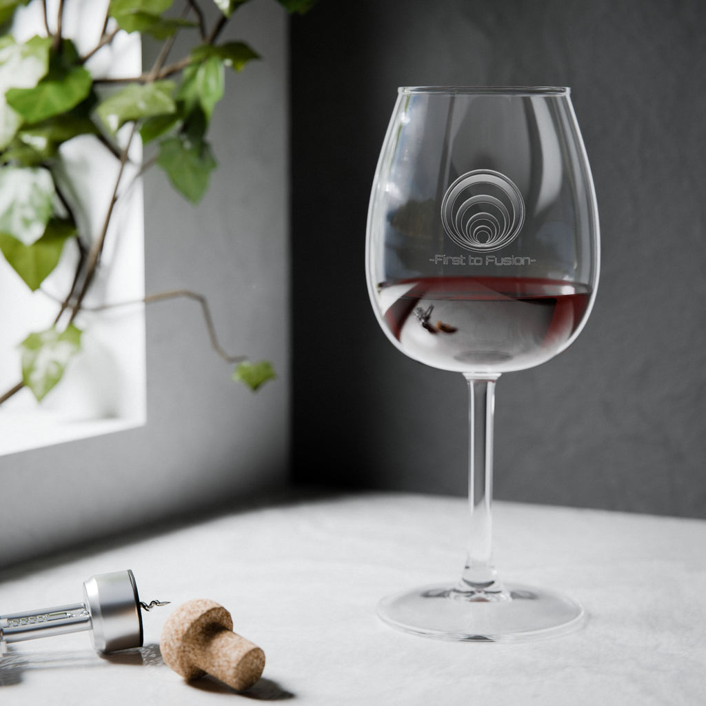 First to Fusion™ - 12oz Stemmed Wine Glass — Elegant Clear Red & White Glassware