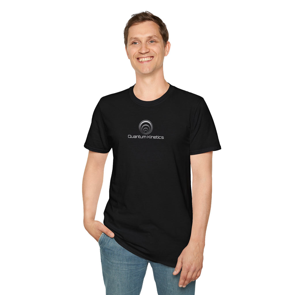 "Particle Oscillations As An Energy Generator."™Quantum Kinetics T-Shirt — 'Arc Reactor™' Tech Logo Tee