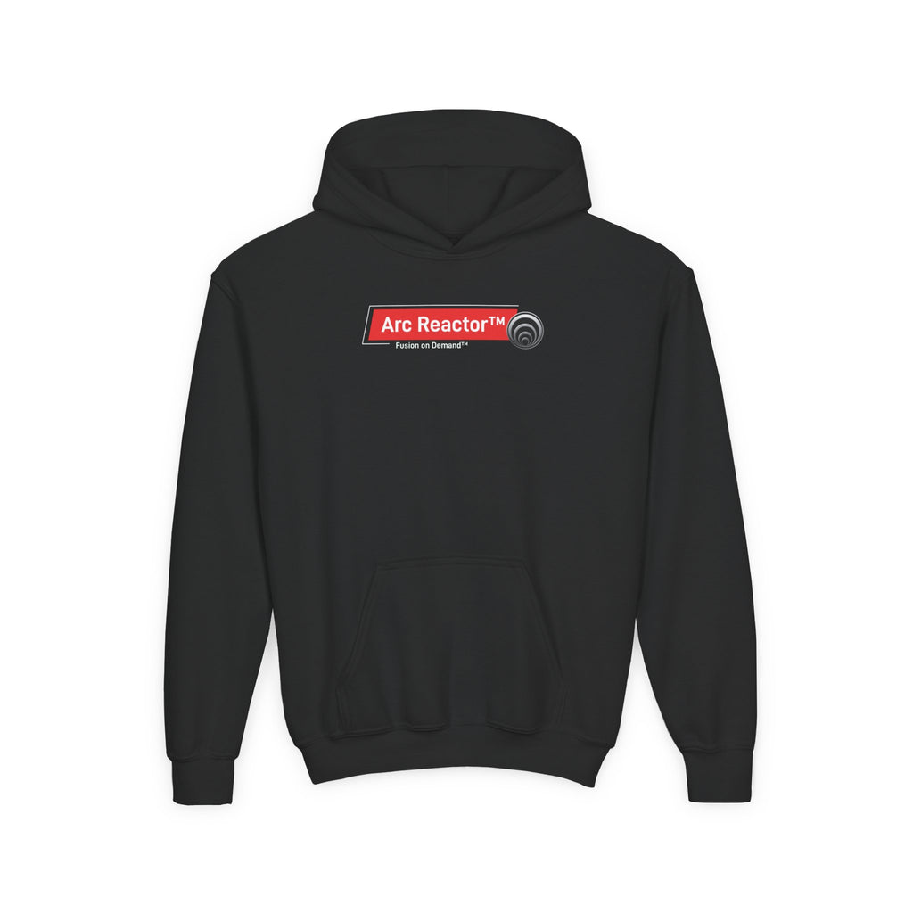 Youth Hoodie — "Arc Reactor" First to Fusion Graphic Pullover