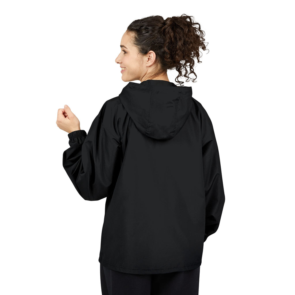 First to Fusion™ - Packable Anorak Jacket — Minimal Paw Print Windbreaker