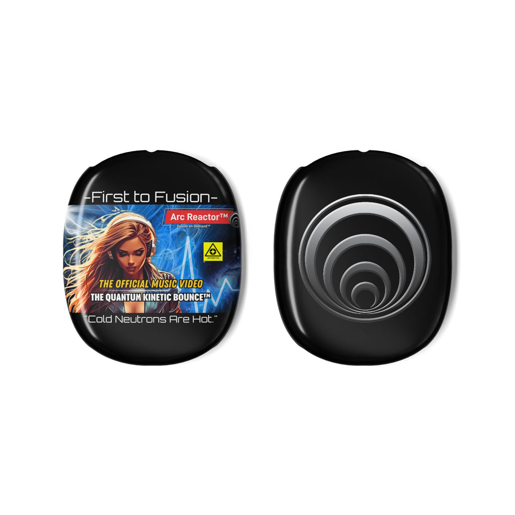 Retro Sci‑Fi AirPods Max Case — "First to Fusion" Album Art Shell