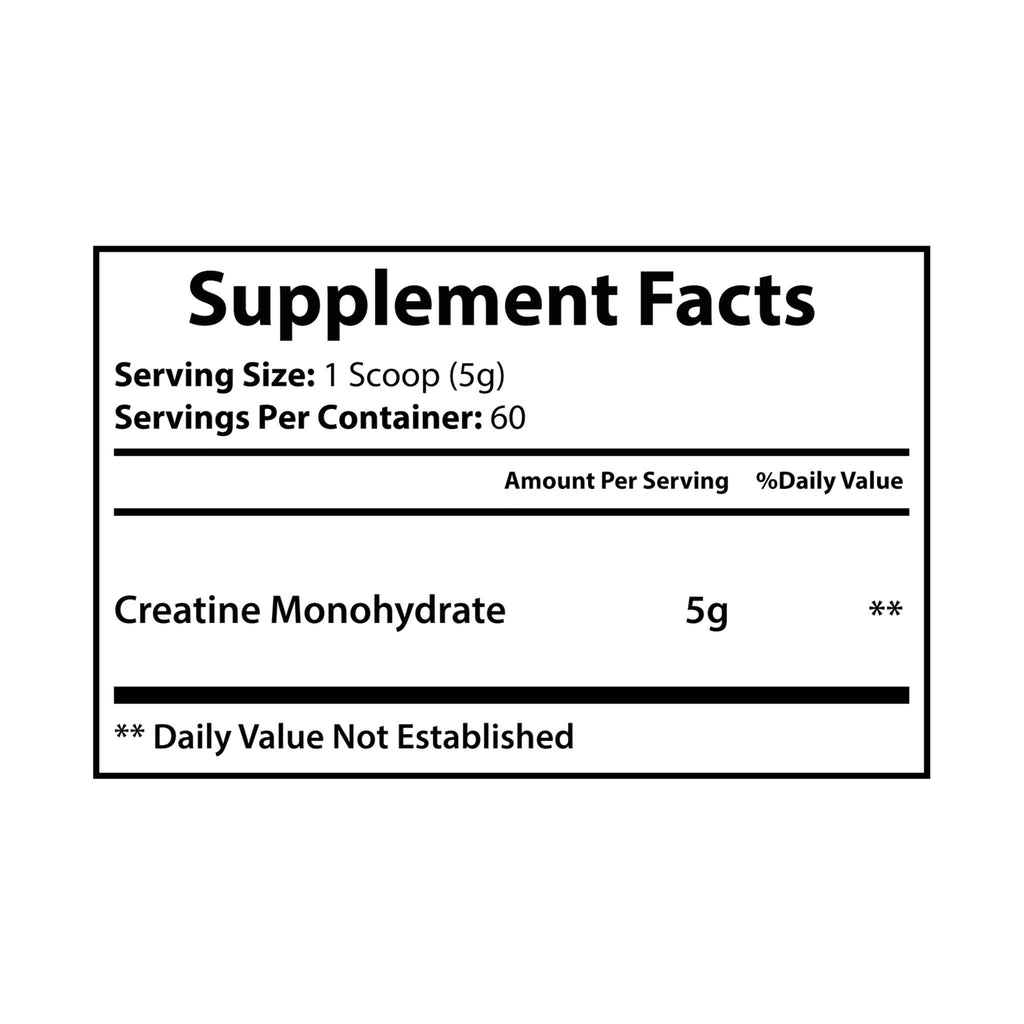 Creatine Monohydrate Supplement (300g, 10.58oz) - Quantum Kinetic Bounce™