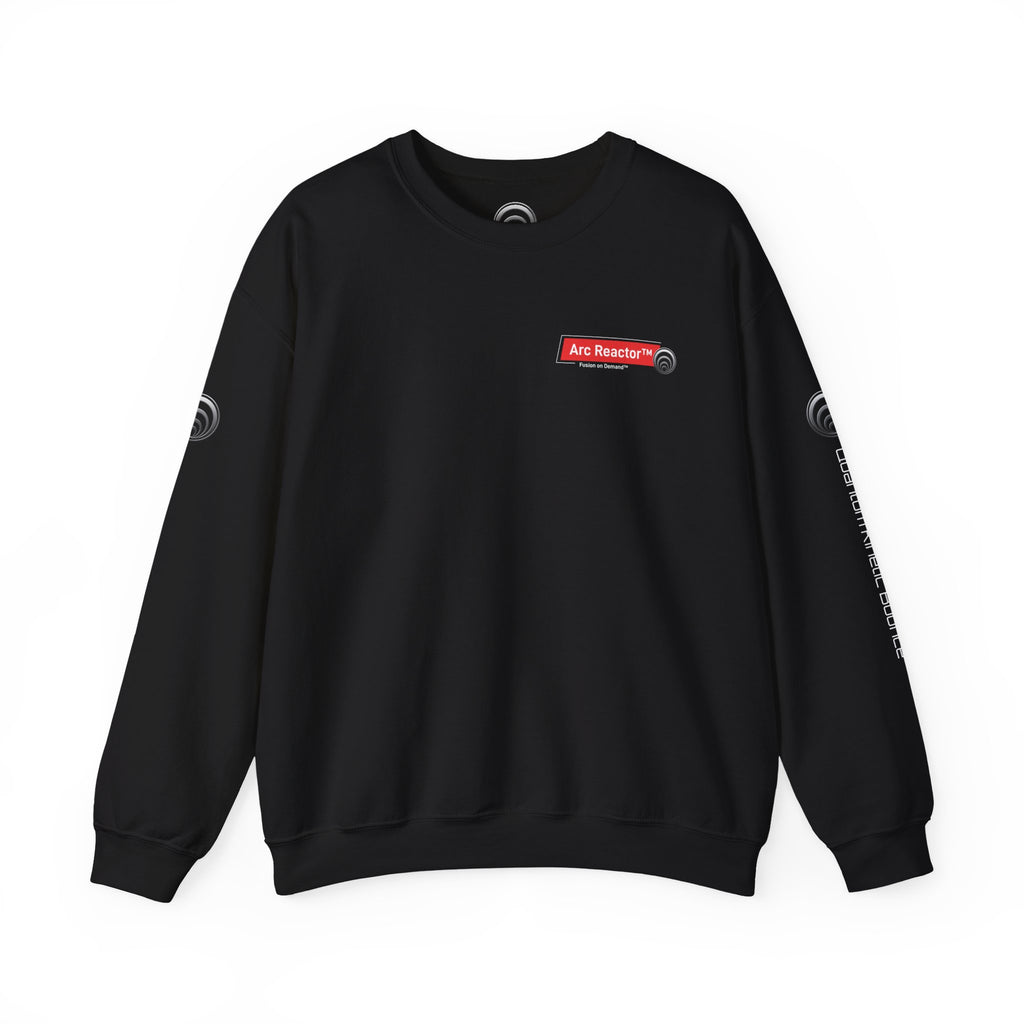 Fusion Reactor Crewneck Sweatshirt — "First to Fusion" Science Graphic