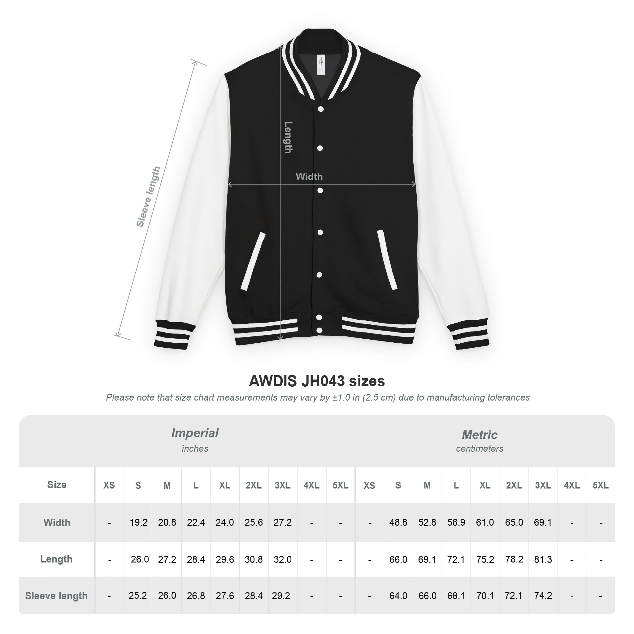 Quantum Kinetics - First to Fusion® - Logo Letterman Jacket - Black/White Varsity Bomber