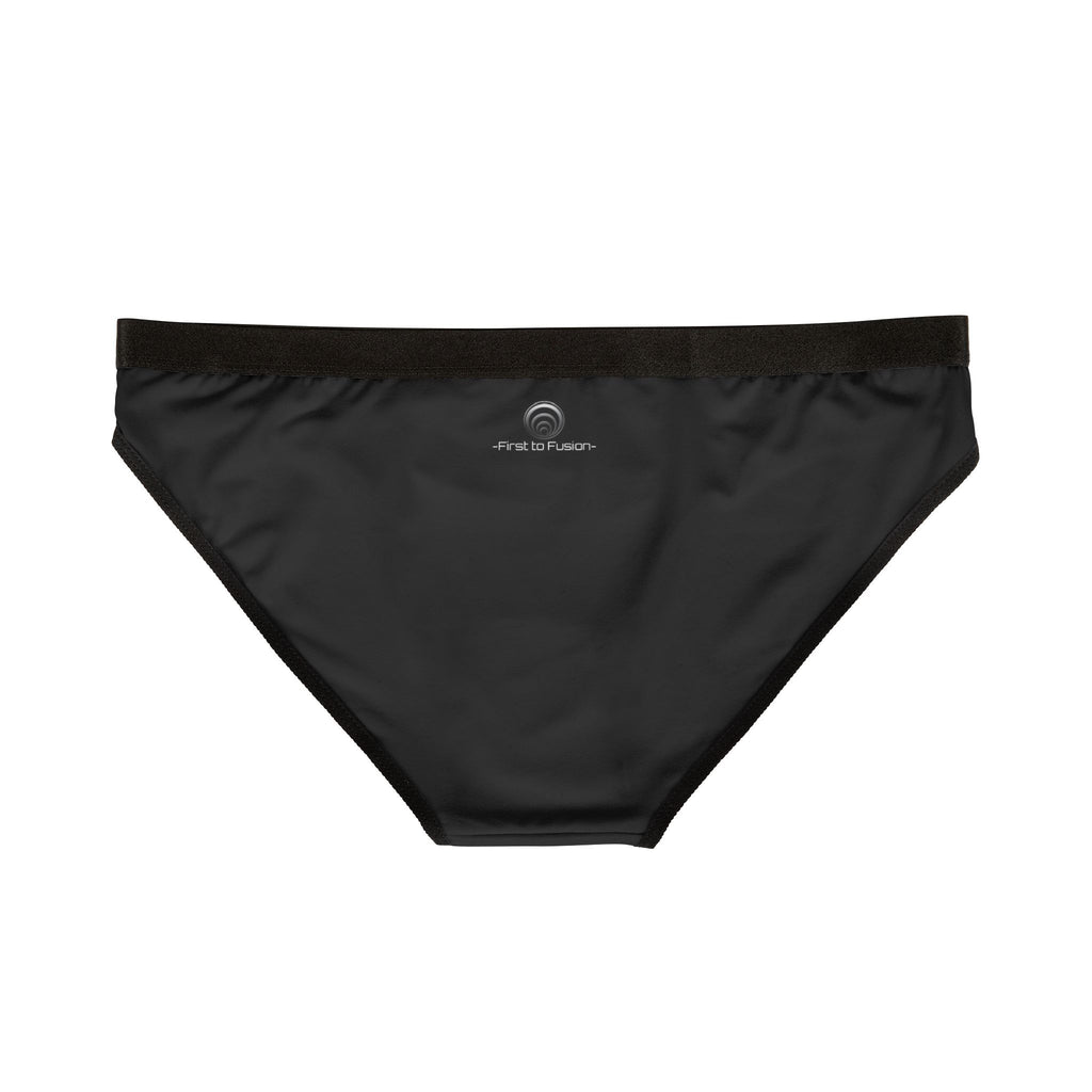 Quantum Kinetics - Women's Bikini Underwear — Minimal Black All-Over Print Panties