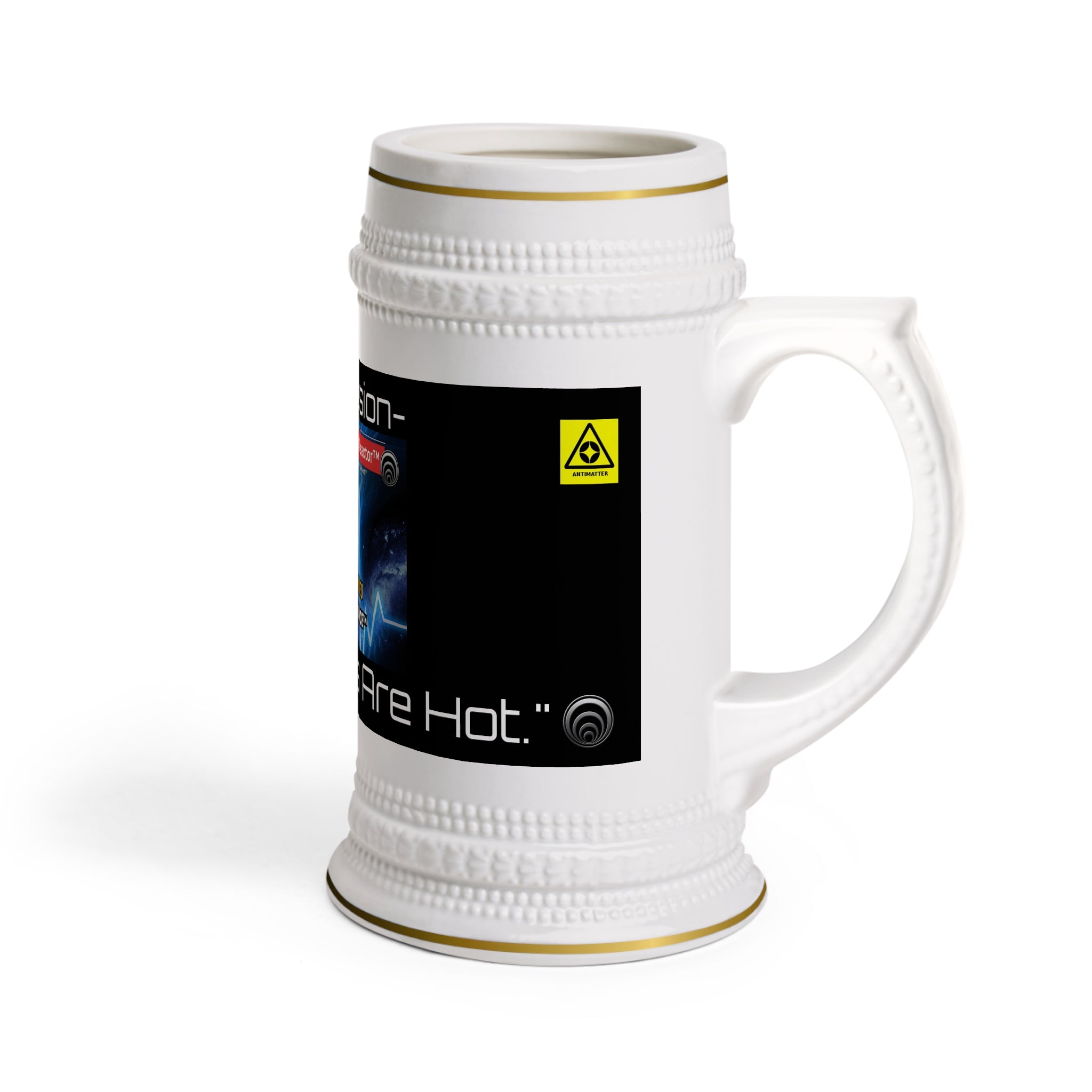 First to Fusion™ Beer Stein — "Cold Neutrons Are Hot™" Music Video Tribute Mug