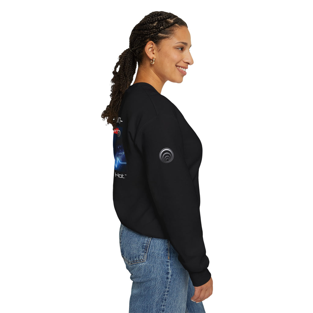 Fusion Reactor Crewneck Sweatshirt — "First to Fusion" Science Graphic