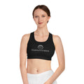 Quantum Kinetics - Black / White - Sports Bra (AOP)