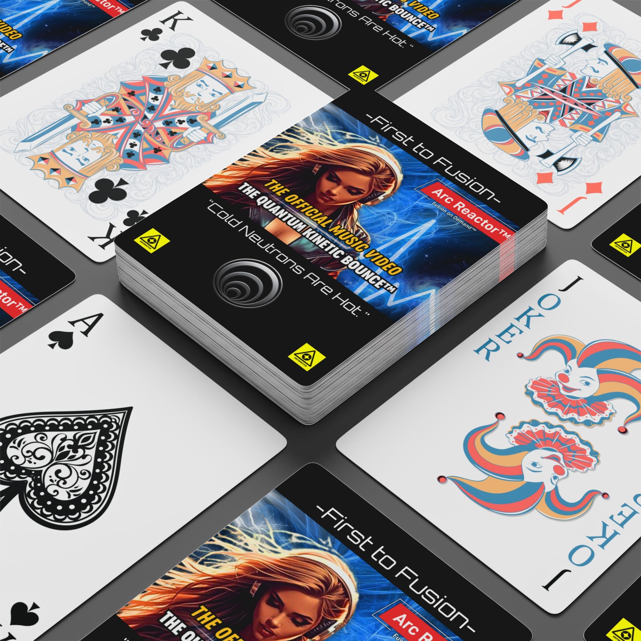 Poker Playing Cards — The Official Music Video "First to Fusion™" Collector Deck