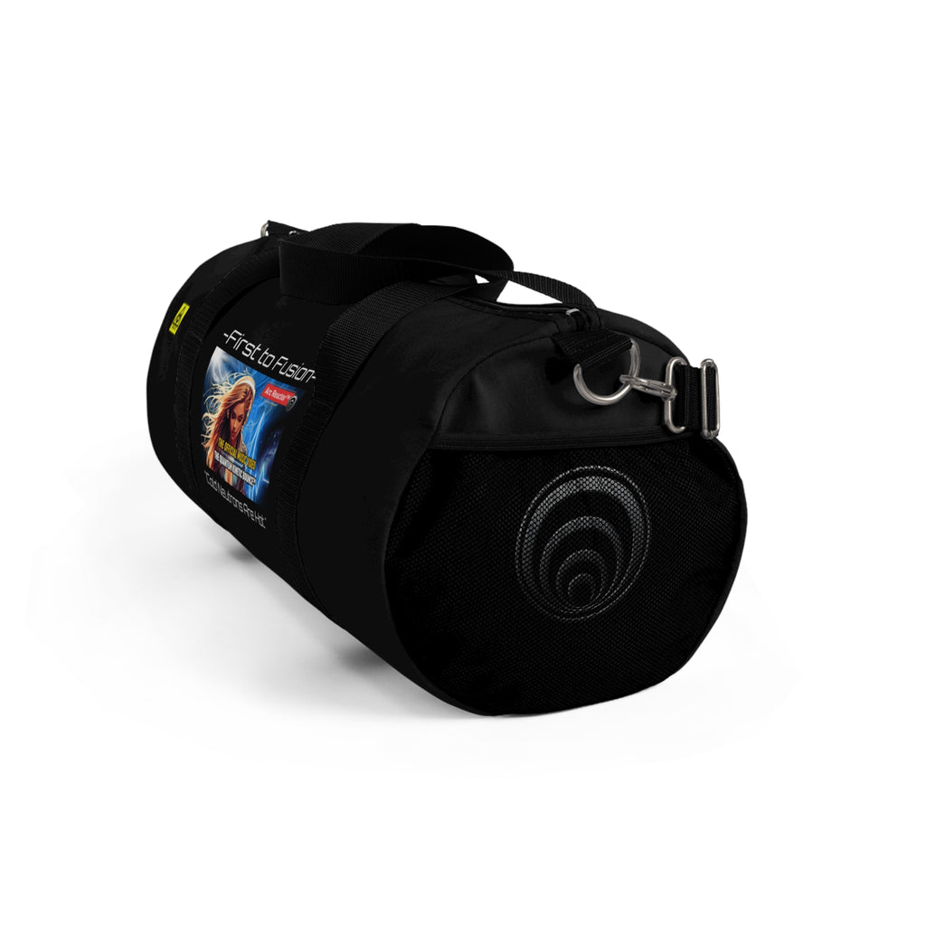 Sci‑Fi - First to Fusion™ - Duffel Bag – 'First to Fusion™' Graphic Travel Gym Bag