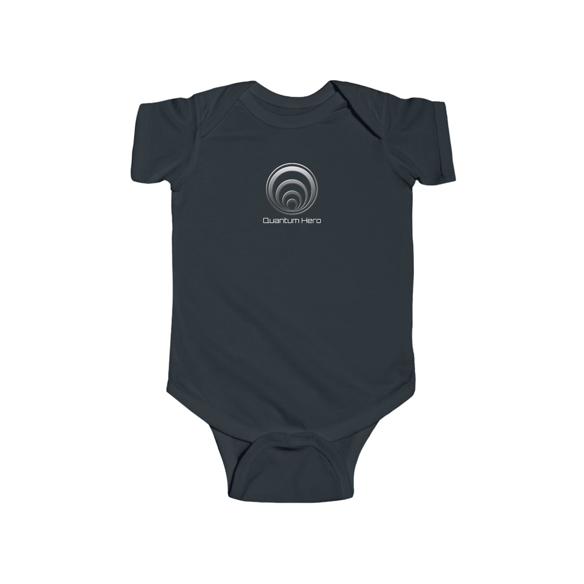 Quantum Hero - Infant Bodysuit — 'Arc Reactor™' Retro Tech Logo Baby Onesie