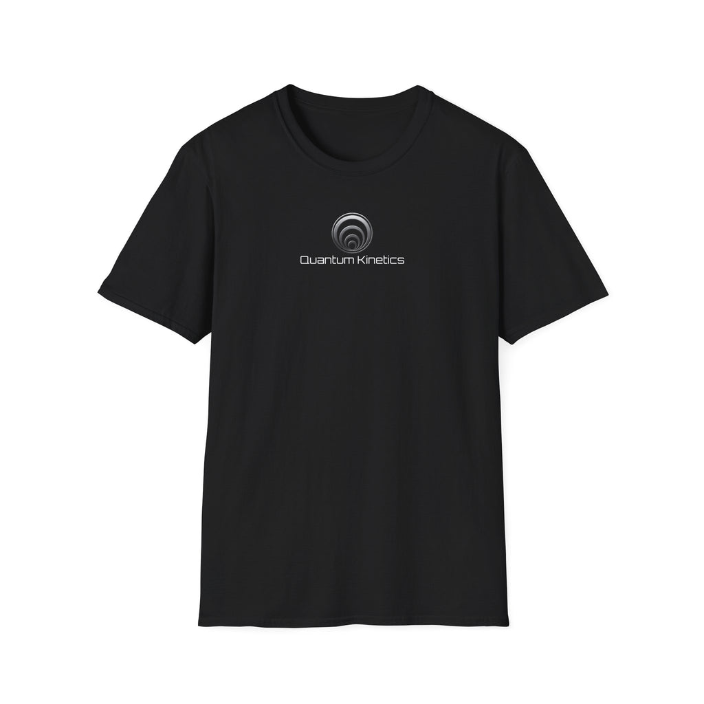 "Particle Oscillations As An Energy Generator."™Quantum Kinetics T-Shirt — 'Arc Reactor™' Tech Logo Tee