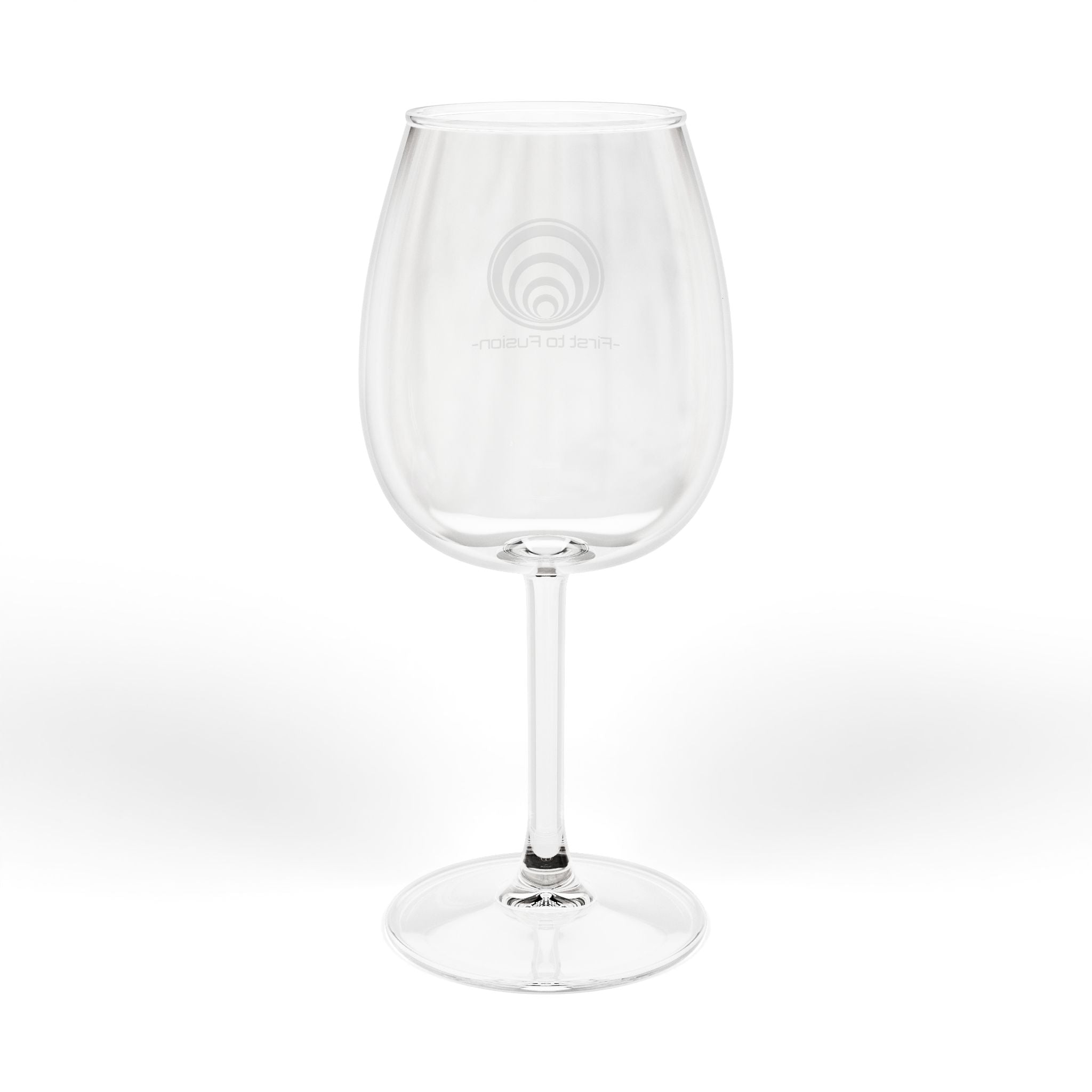 First to Fusion™ - 12oz Stemmed Wine Glass — Elegant Clear Red & White Glassware
