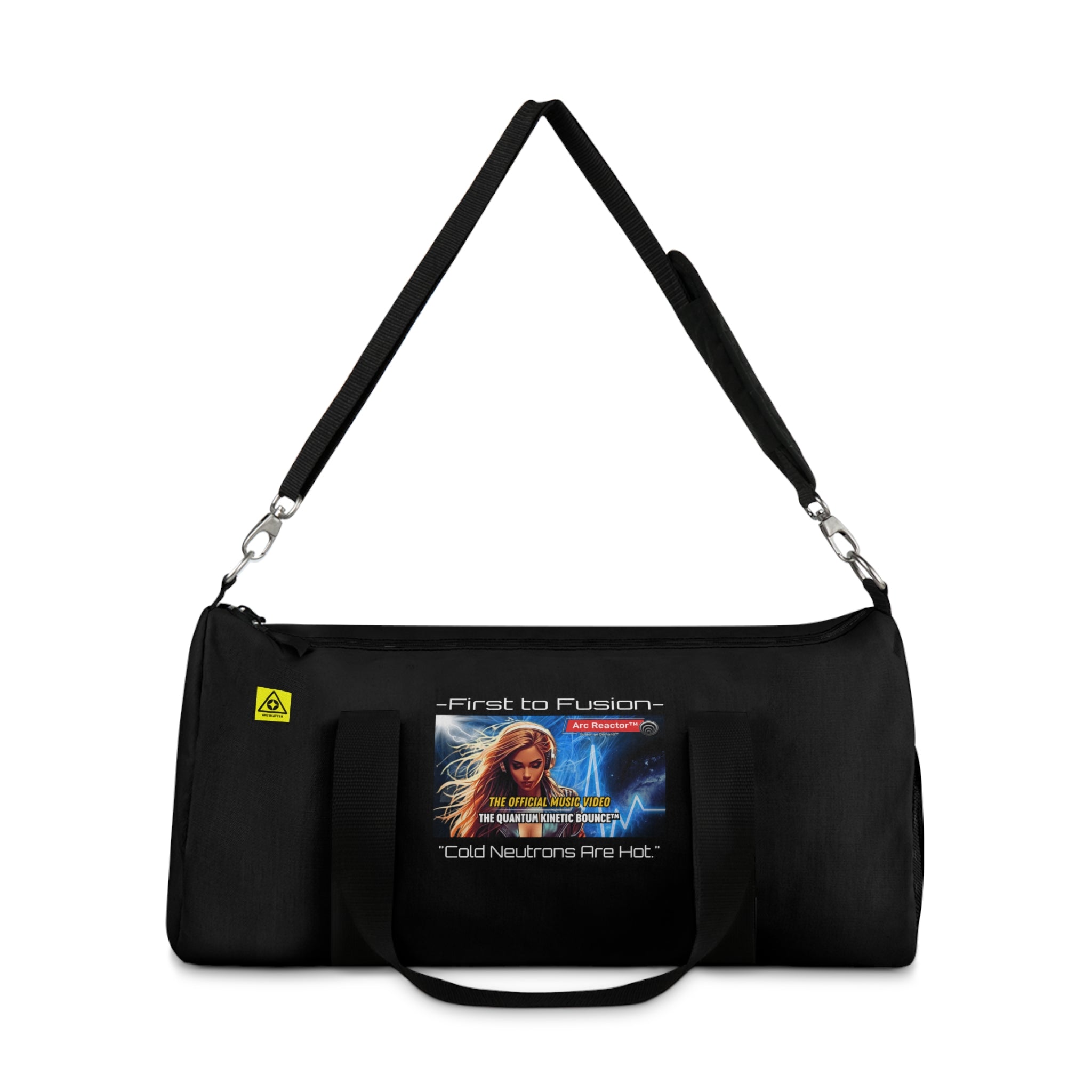 Sci‑Fi - First to Fusion™ - Duffel Bag – 'First to Fusion™' Graphic Travel Gym Bag