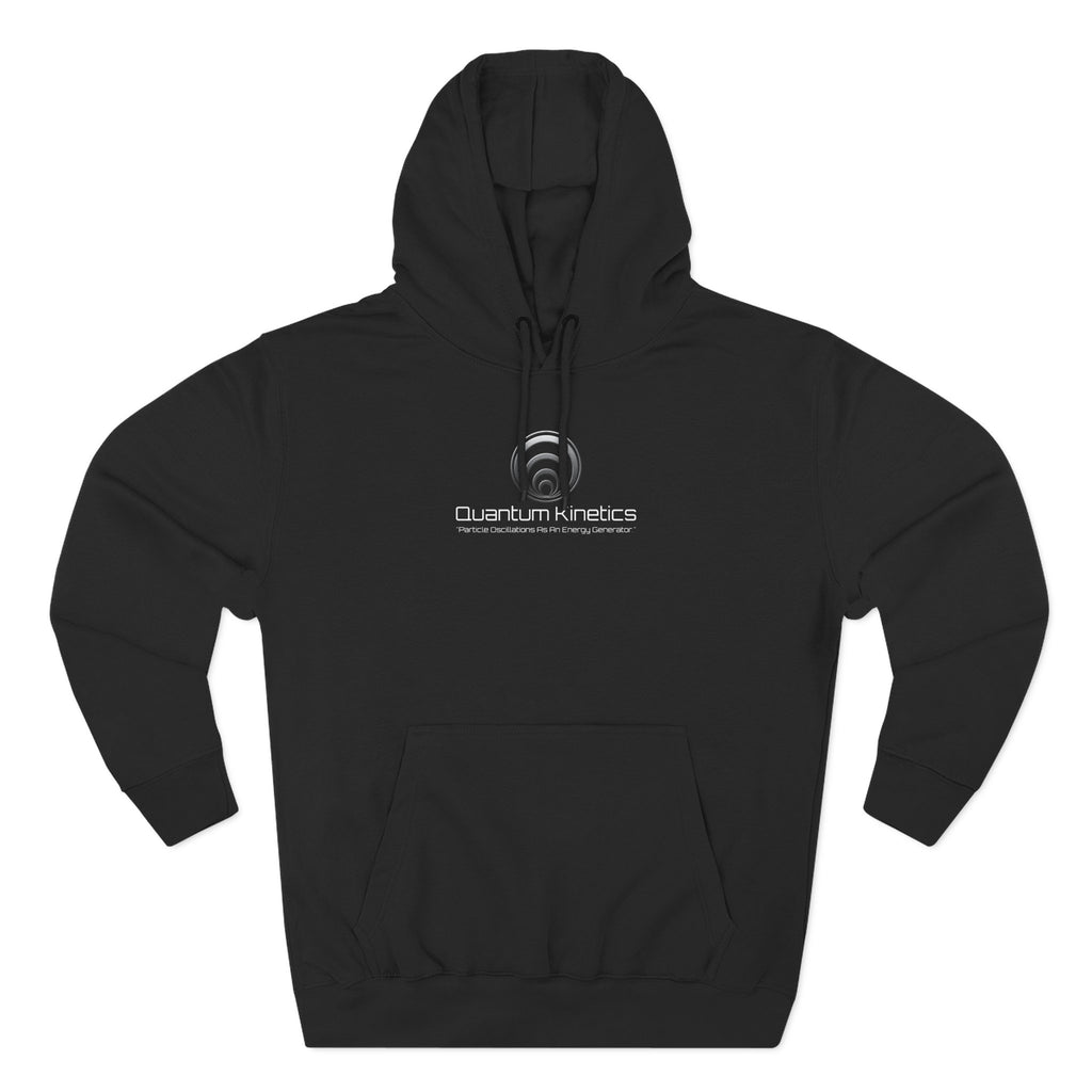 Particle Oscillations As An Energy Generator™ - Quantum Kinetics Logo Hoodie — “Cold Neutrons Are Hot™” Science Pullover