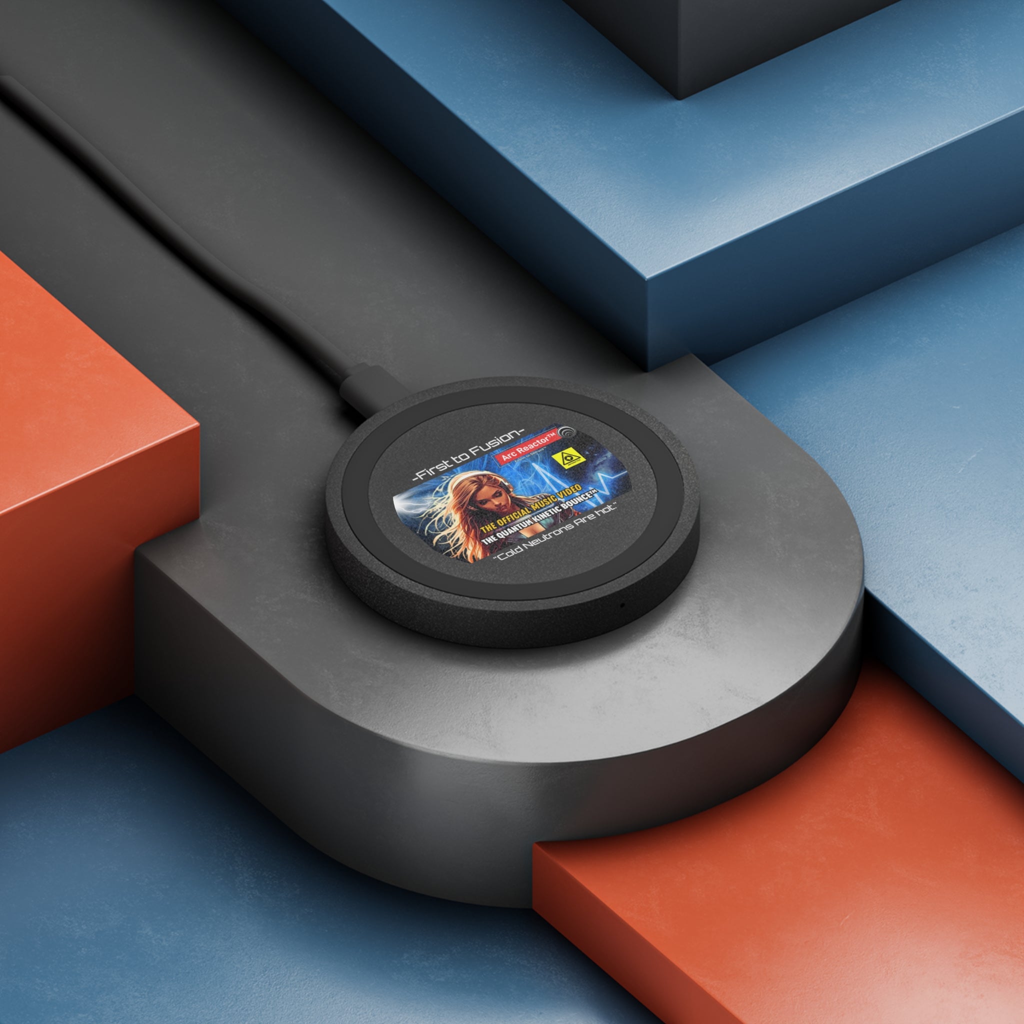 Wireless Charging Pad — 'First to Fusion™' Album Art Design