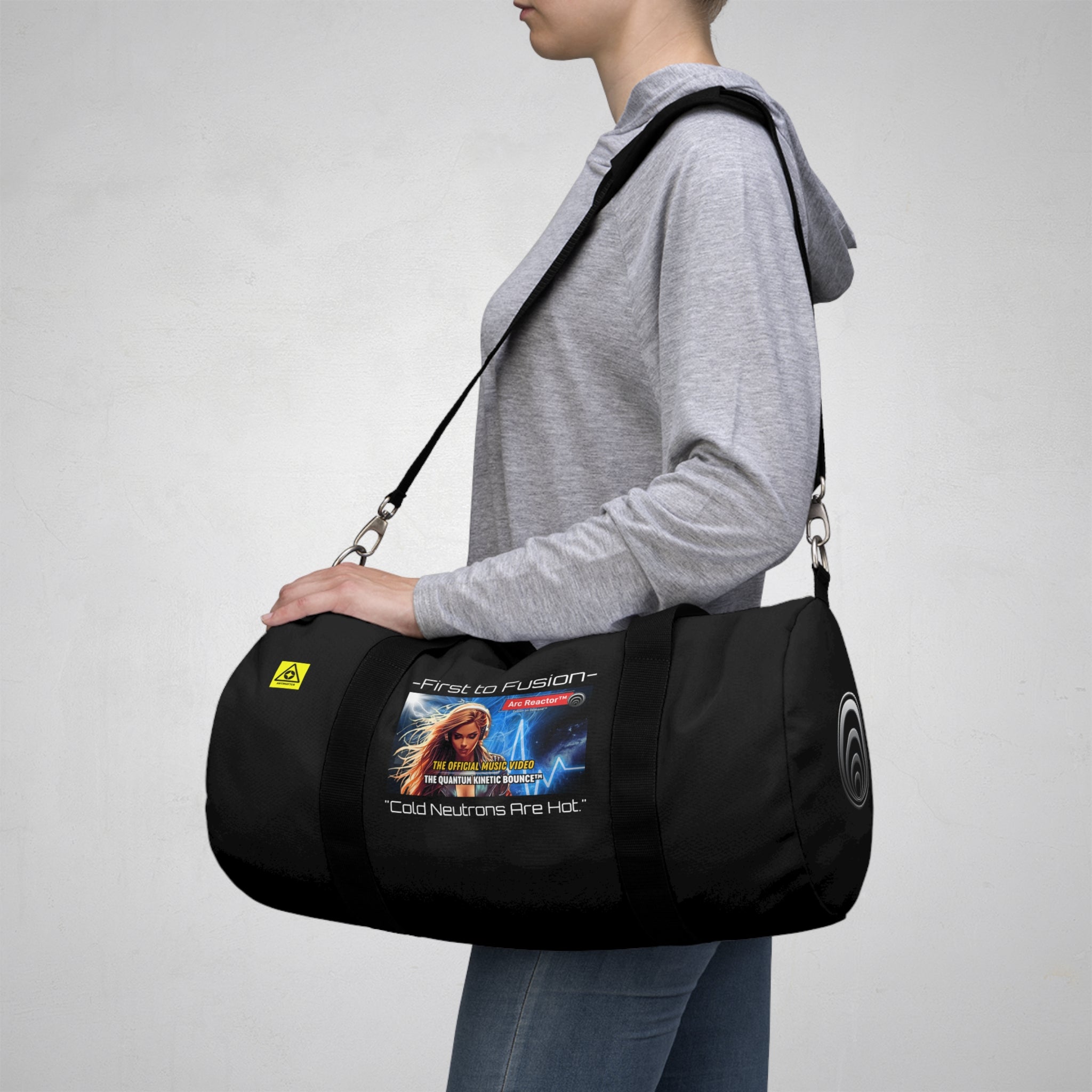 Sci‑Fi - First to Fusion™ - Duffel Bag – 'First to Fusion™' Graphic Travel Gym Bag