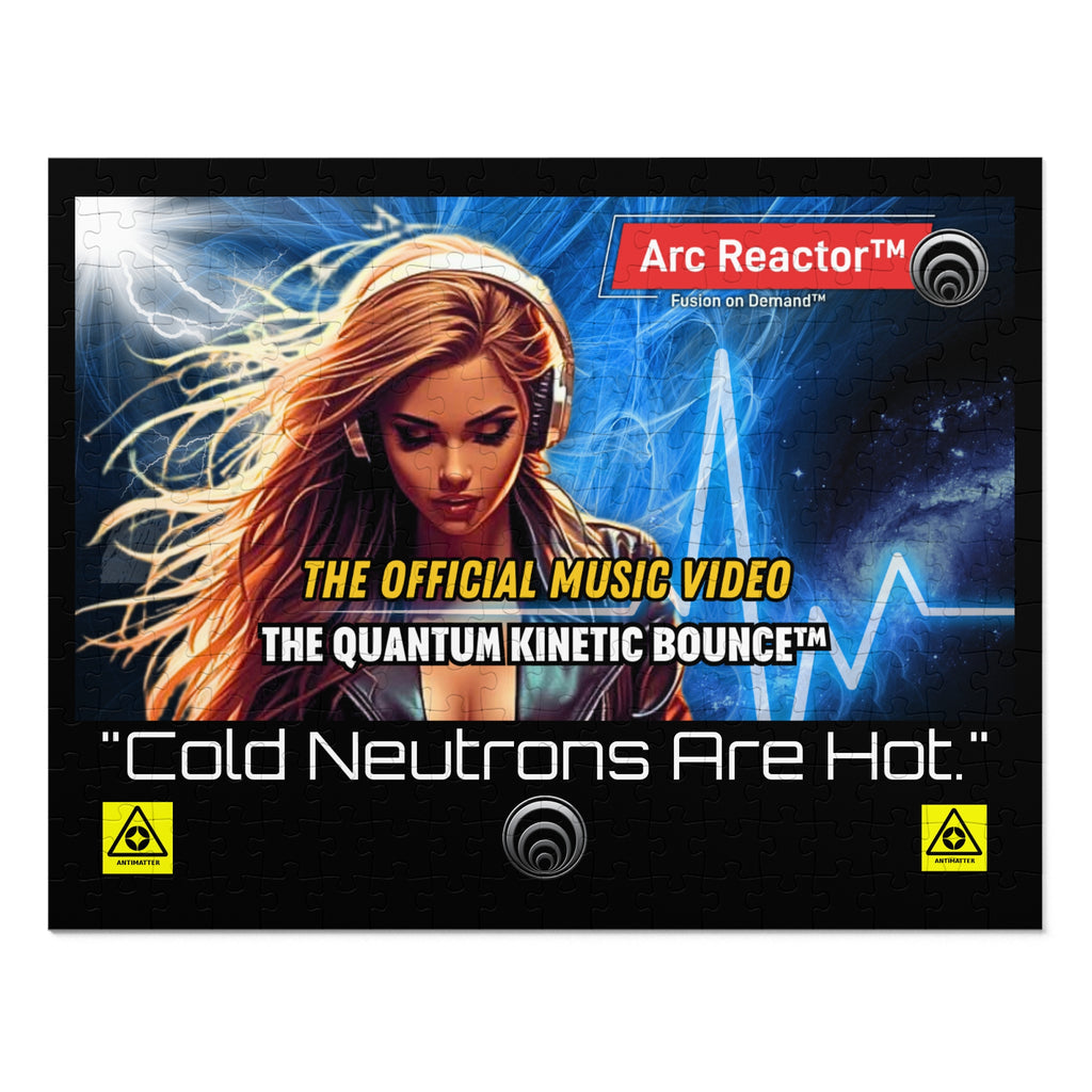 Antimatter - Arc Reactor™ - 'Cold Neutrons Are Hot' 500-Piece Jigsaw Puzzle with Tin