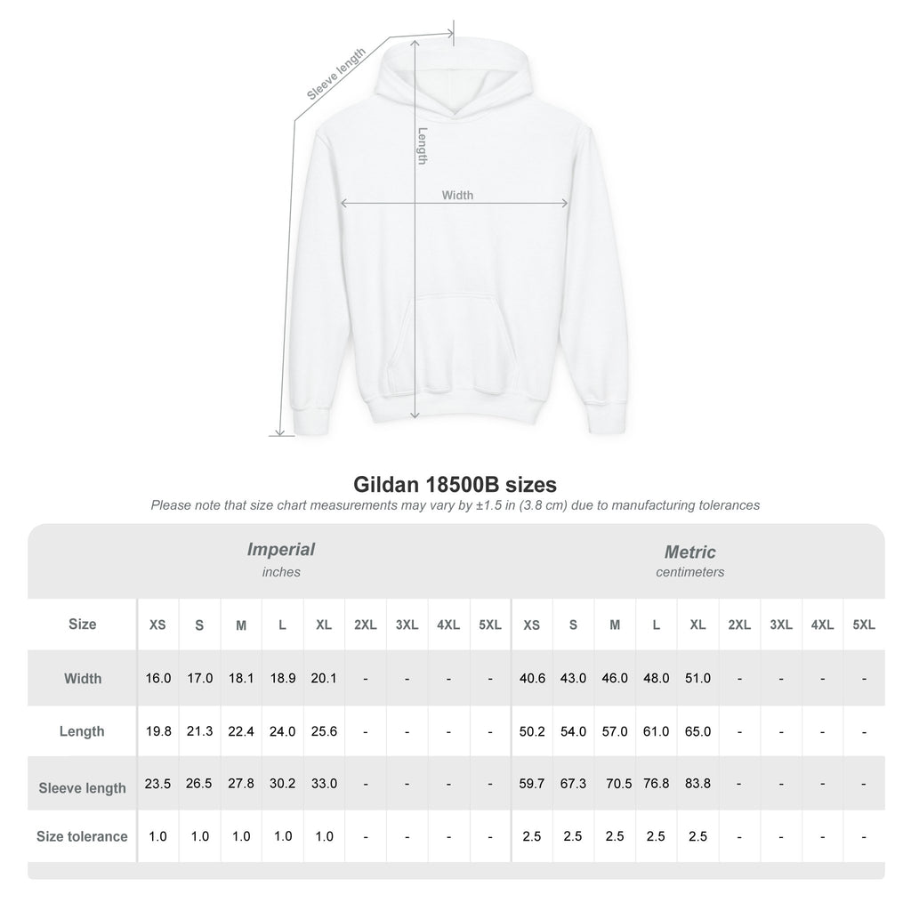 Youth Hoodie — "Arc Reactor" First to Fusion Graphic Pullover